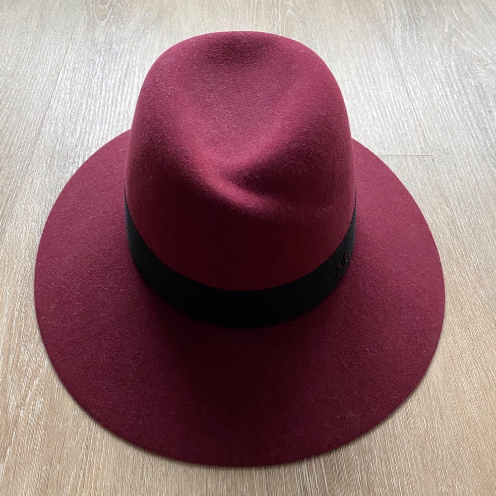 Maison Michel Paris  hat burgundy